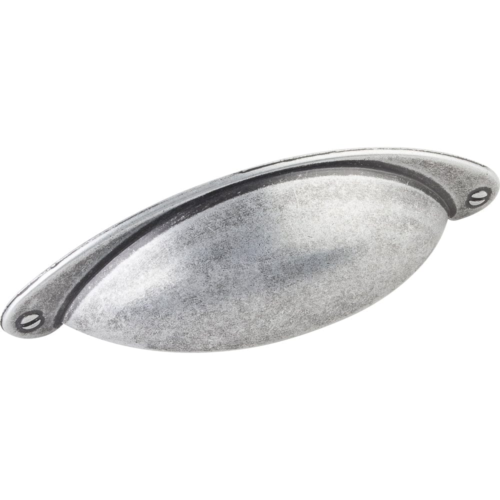 Lyon Pull, 3" C/C, Distressed Antique Silver