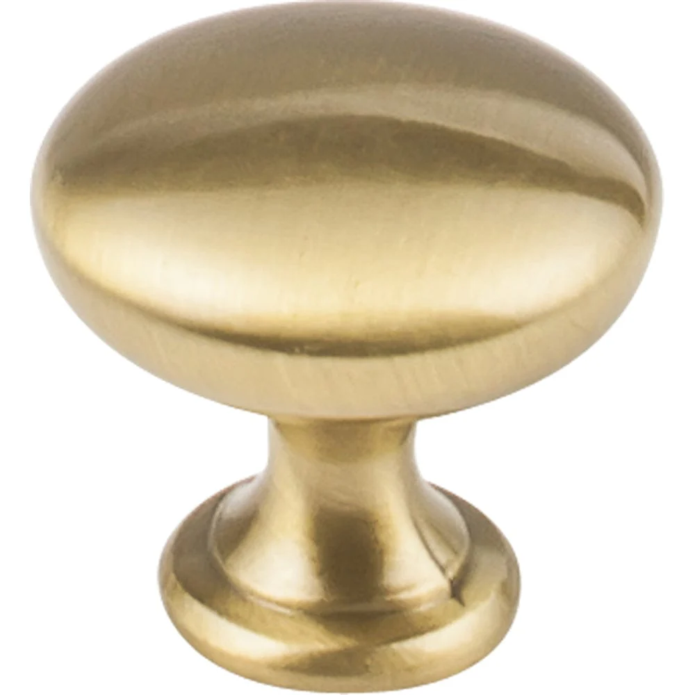 Madison Knob, 1-3/16" Dia.,  Satin Brass