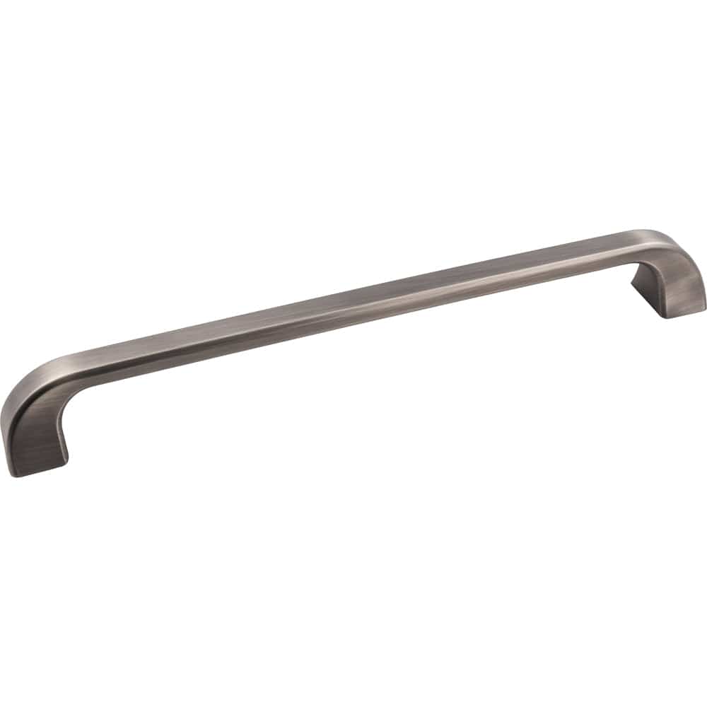 Marlo Appliance Handle, 12" C/C, Brushed Pewter