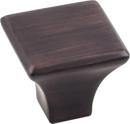 Marlo Knob, 1-1/8" O.L., Brushed Oil Rubbed Bronze