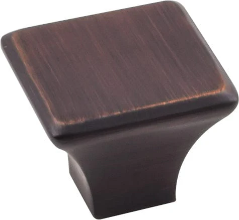 Marlo Large Knob, 1-1/4" O.L., Brushed Oil Rubbed Bronze