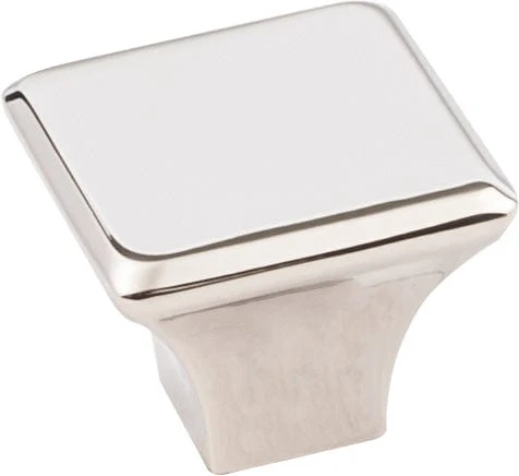 Marlo Large Knob, 1-1/4" O.L., Polished Nickel
