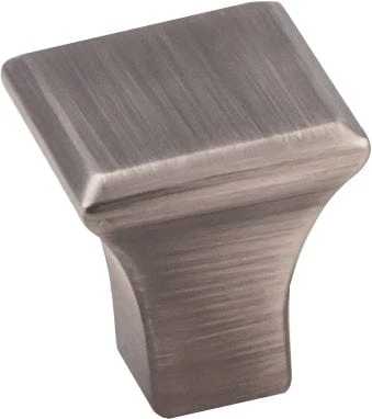 Marlo Small Knob, 7/8" O.L., Brushed Pewter