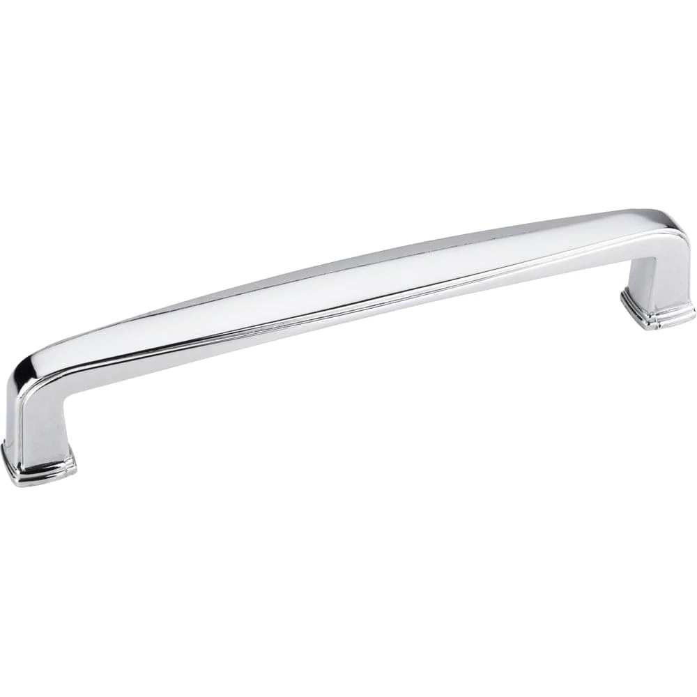 Milan 1 Plain Square Pull, 128 mm C/C, Polished Chrome - Image 2