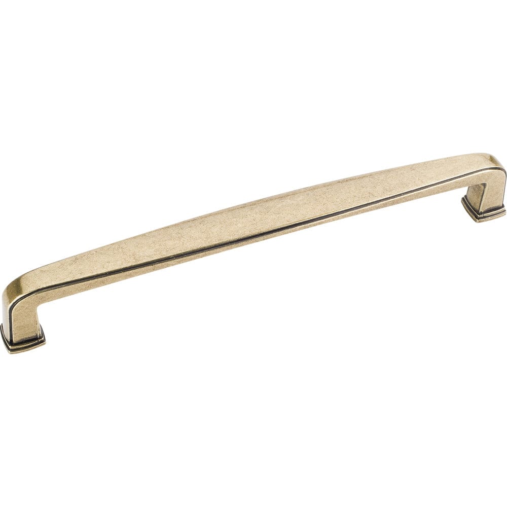Milan 1 Plain Square Pull, 160 mm C/C, Distressed Antique Brass - Image 2