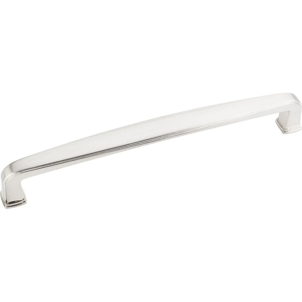 Milan 1 Plain Square Pull, 160 mm C/C, Satin Nickel - Image 2