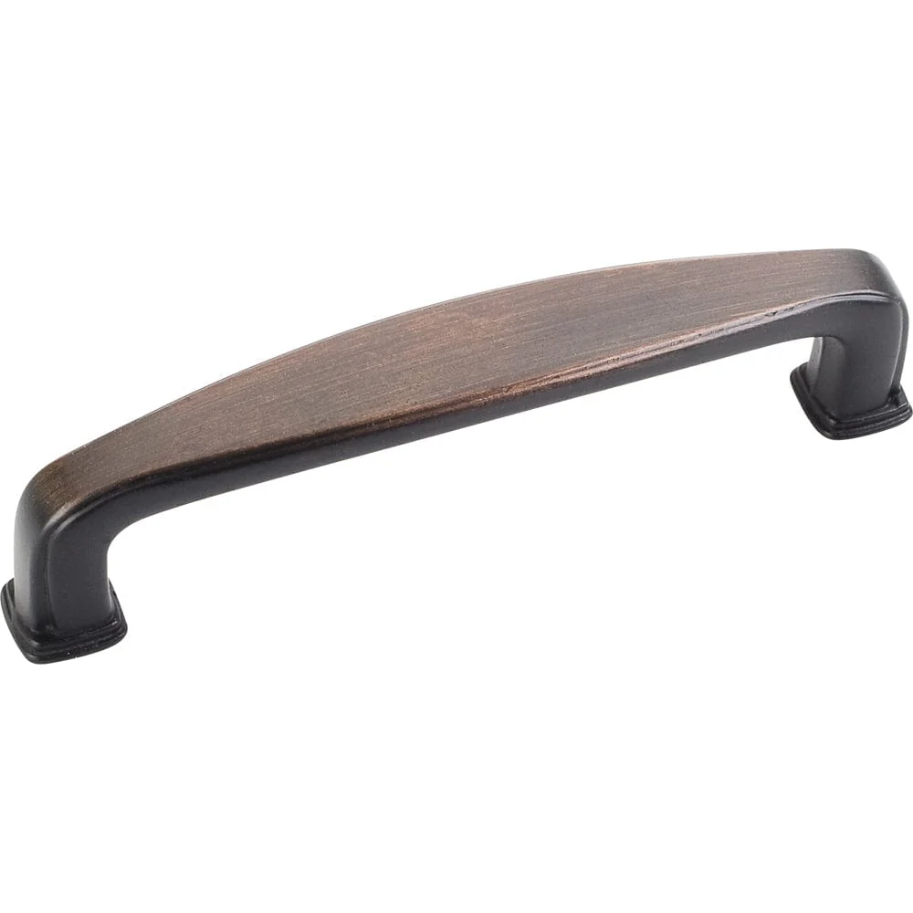 Milan 1 Plain Square Pull, 96 mm C/C, Brushed Oil Rubbed Bronze - Image 2