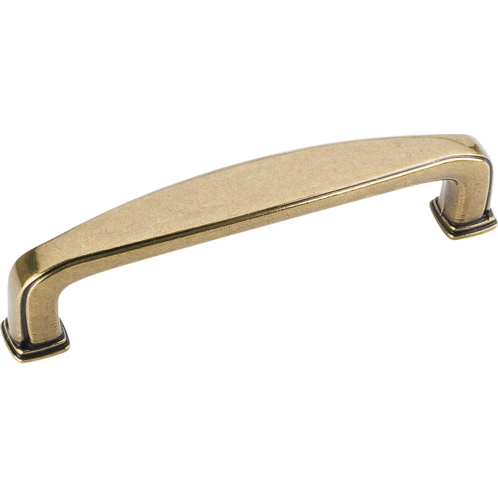 Milan 1 Plain Square Pull, 96 mm C/C, Distressed Antique Brass - Image 2