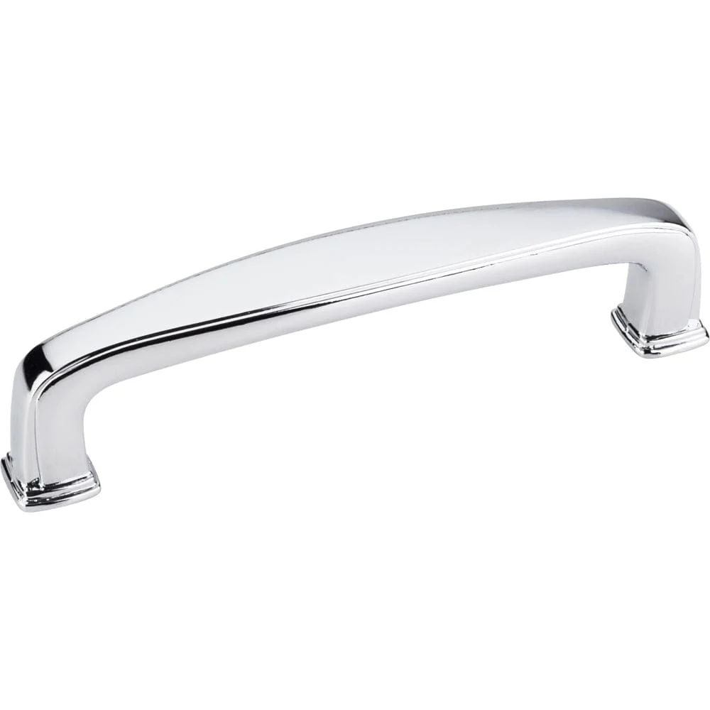 Milan 1 Plain Square Pull, 96 mm C/C, Polished Chrome