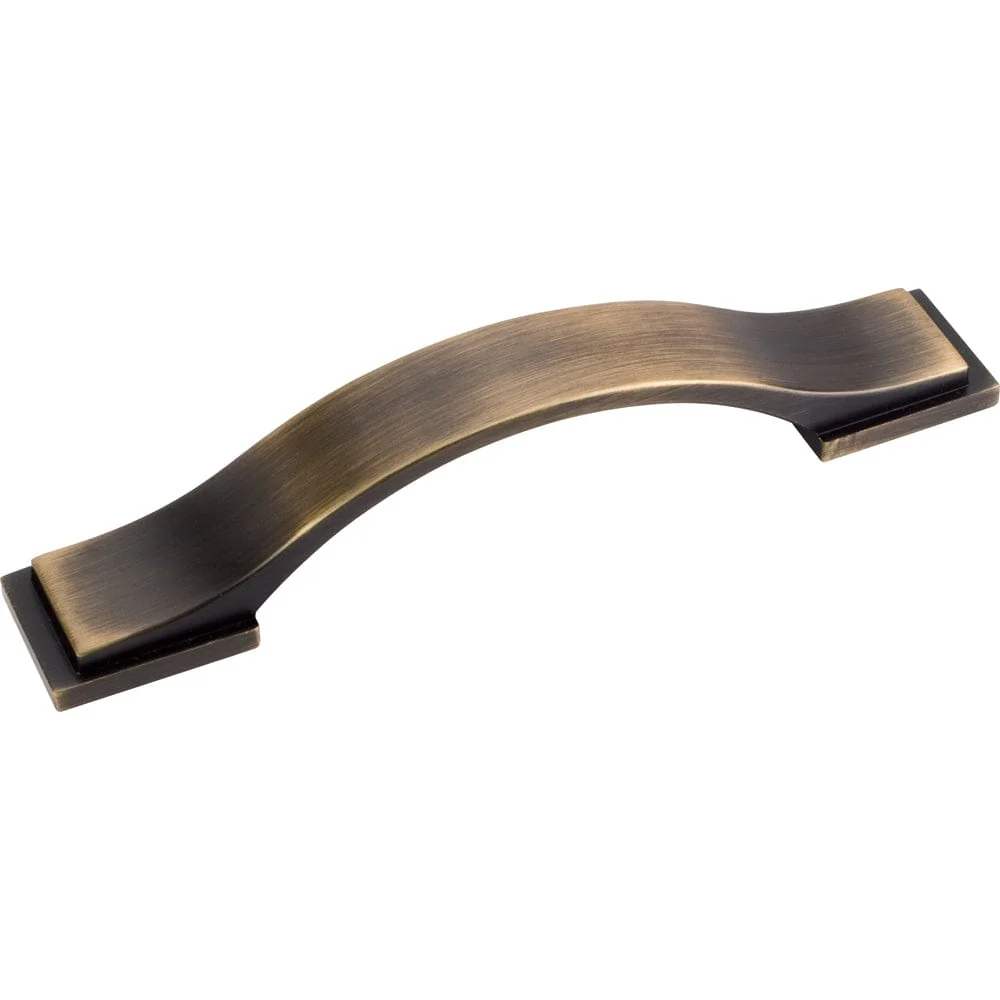 Mirada Pull, 96 mm C/C, Antique Brushed Satin Brass - Image 2