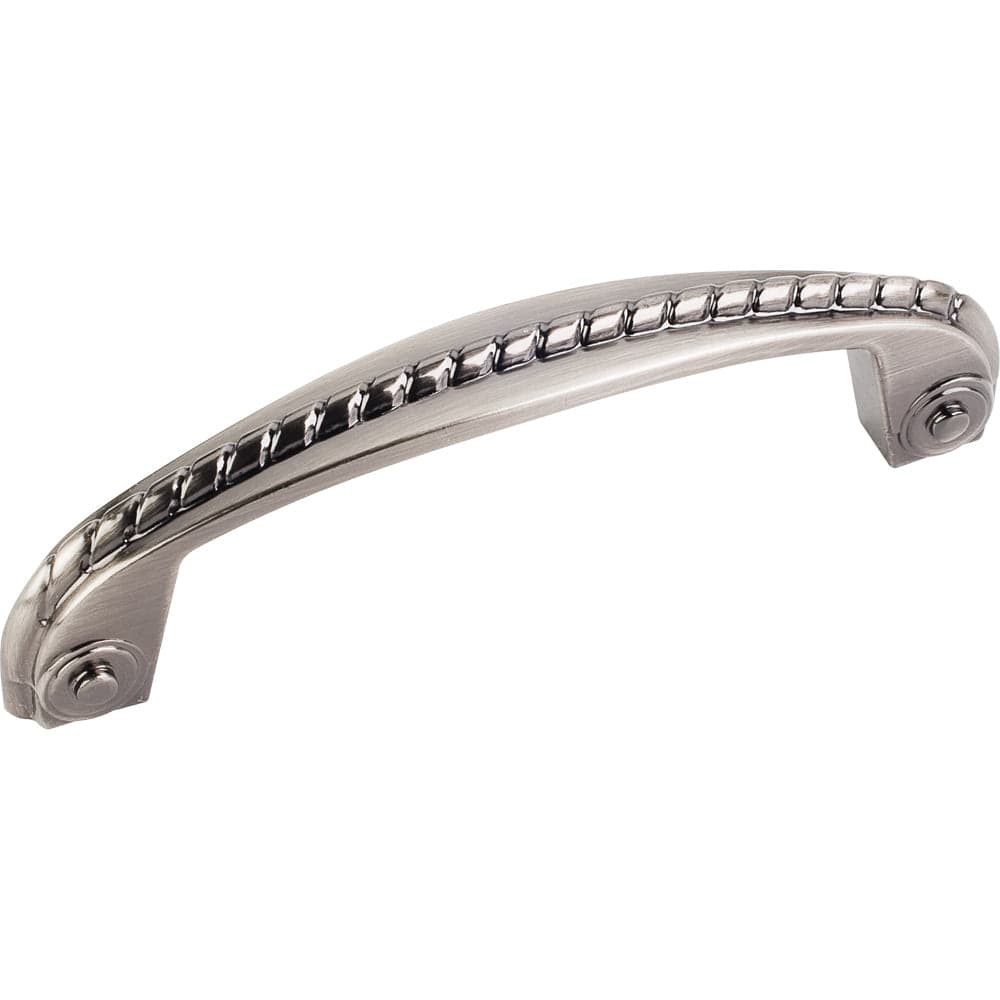 Rhodes Pull, 96 mm C/C, Brushed Black Nickel