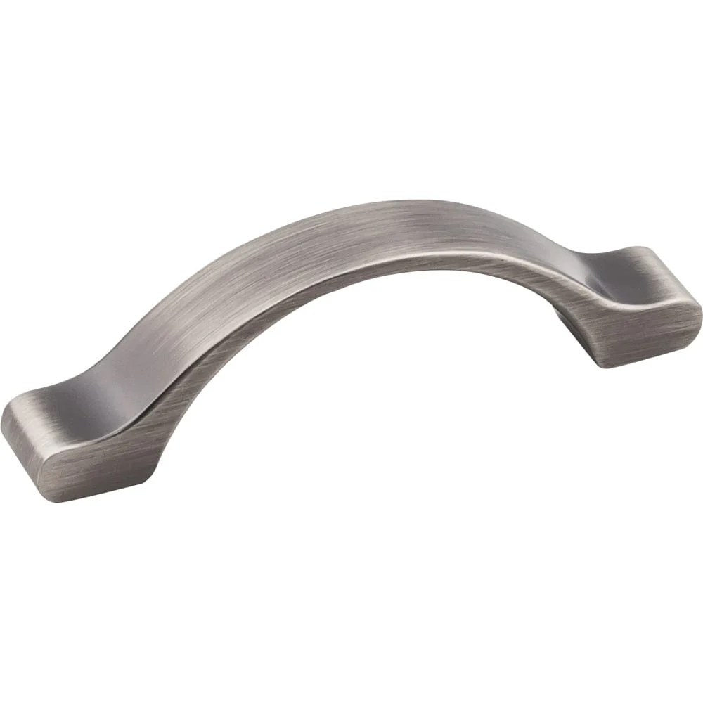 Seaver Pull, 3" C/C, Brushed Pewter