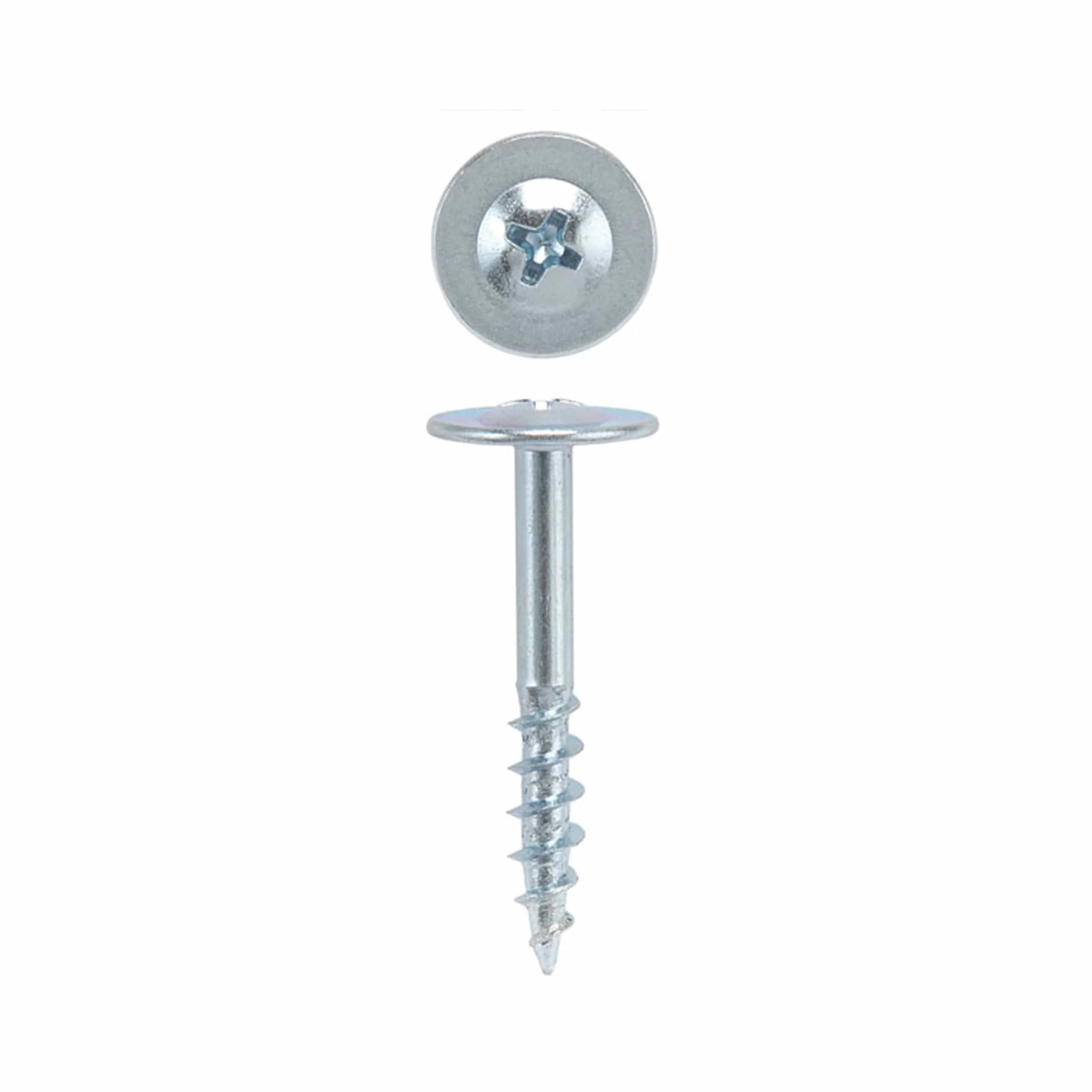 Drawer Front Adjusting Screws - #8 Round - Washer Head - Phillips Drive - Zinc - 100 Piece - Image 3
