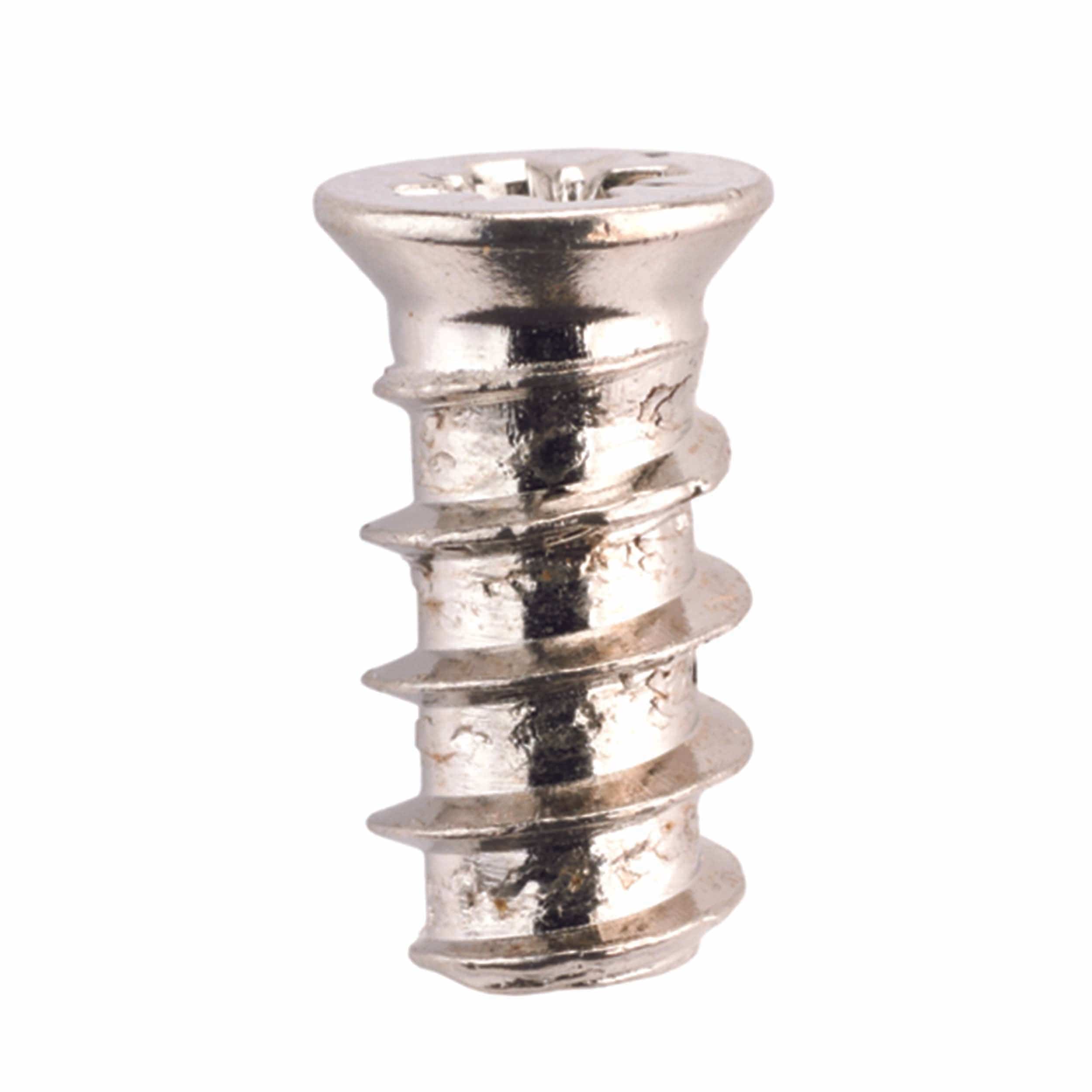 Flat Head Euro Screws - 5 mm - Flat Head - Pozi Drive - Nickel - 100 Piece - Image 3