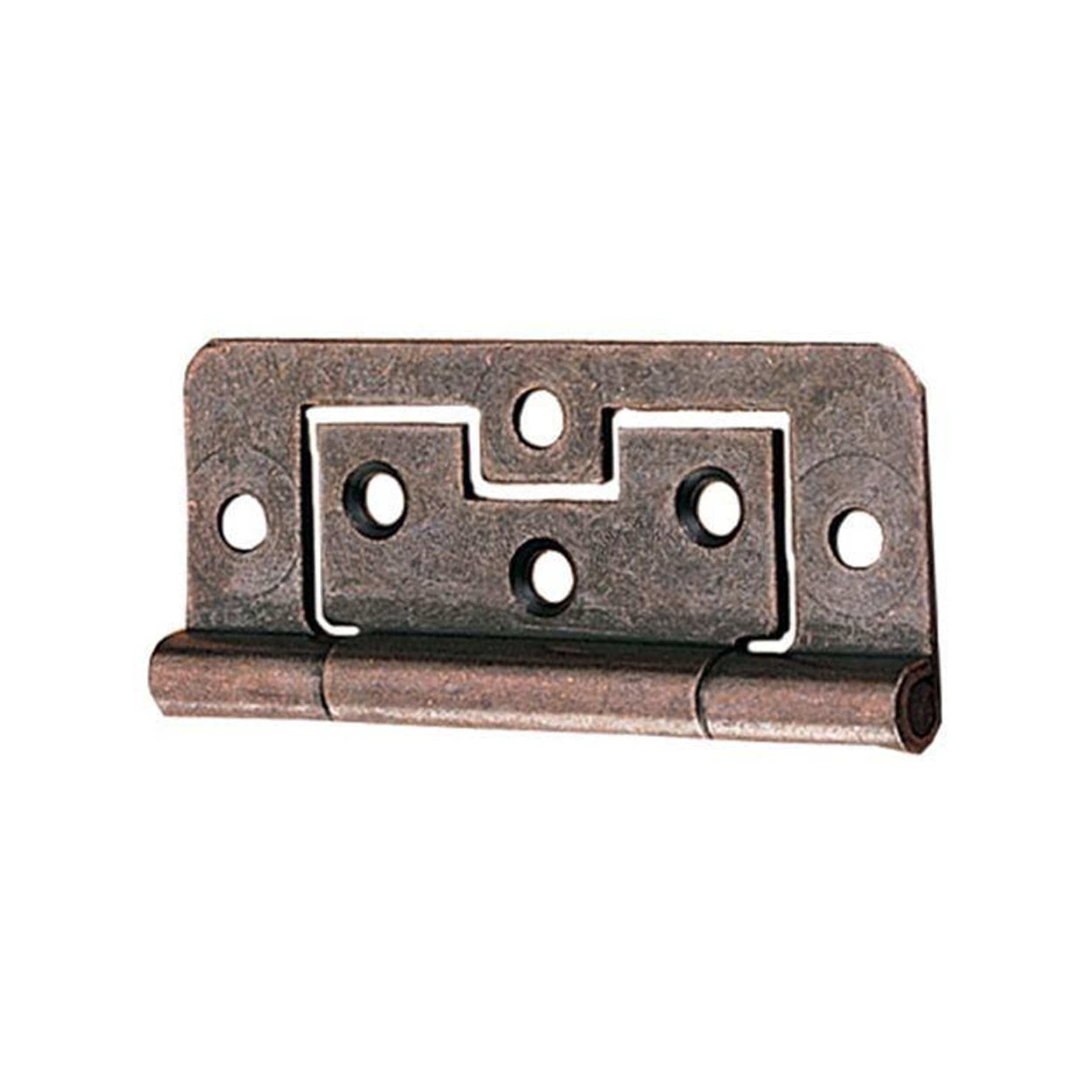 Non-Mortise Hinge - Statuary Bronze - Pair - Image 2