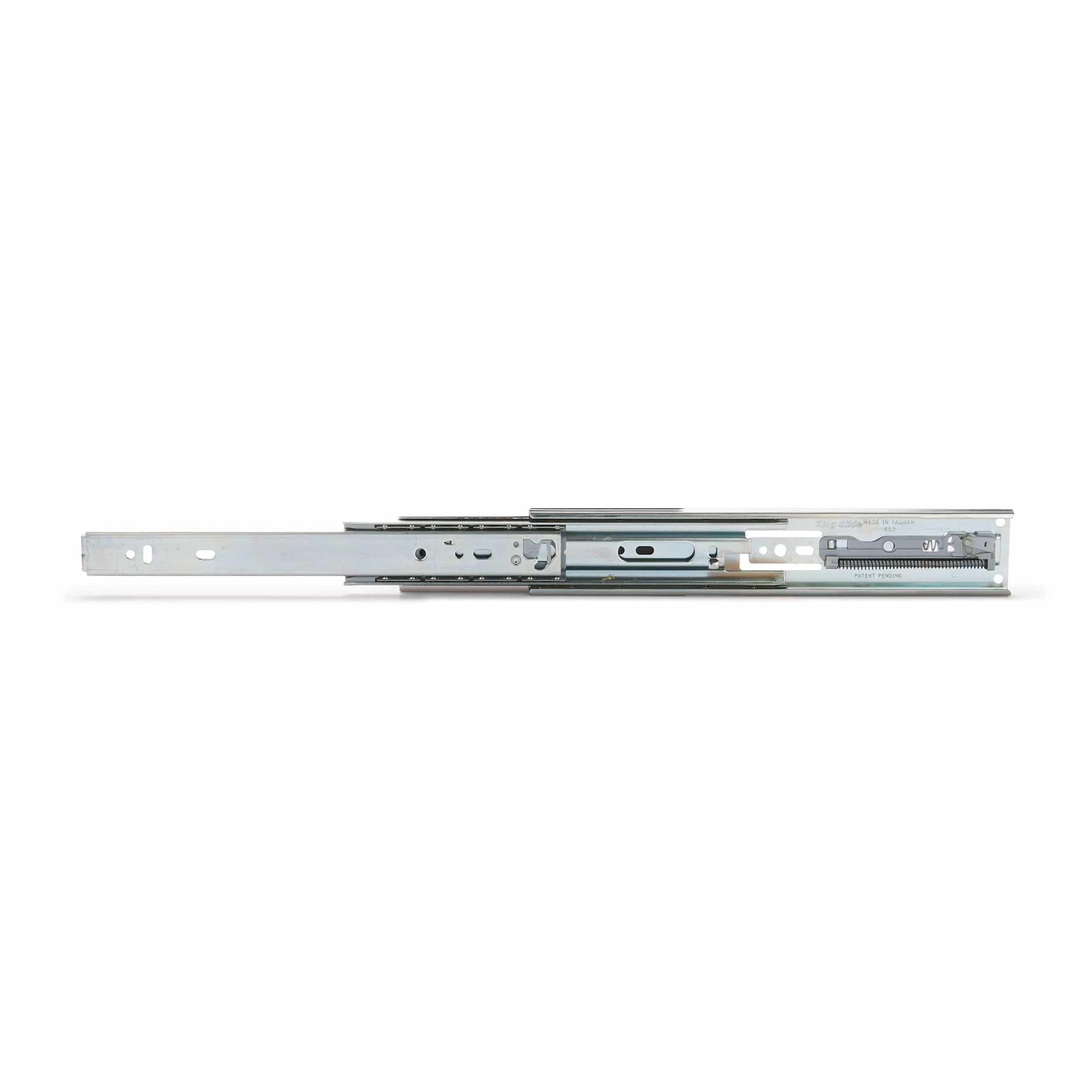 Push-to-Open Full Extension Side Mount Drawer Slide - Model 3M89 - Pair - Image 4