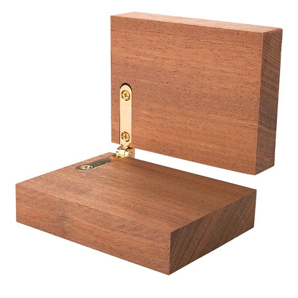 Side Rail Hinge - Brass - Pair - Image 3