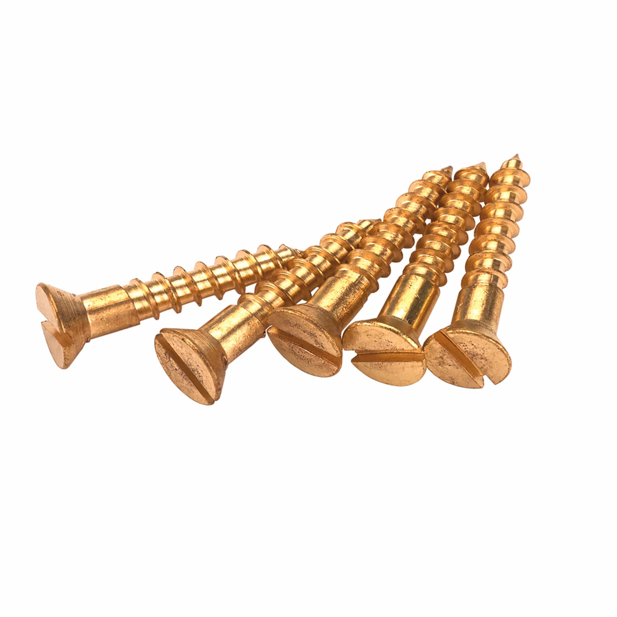 Solid Brass Screws - Flat Head - 25 Piece - Image 10