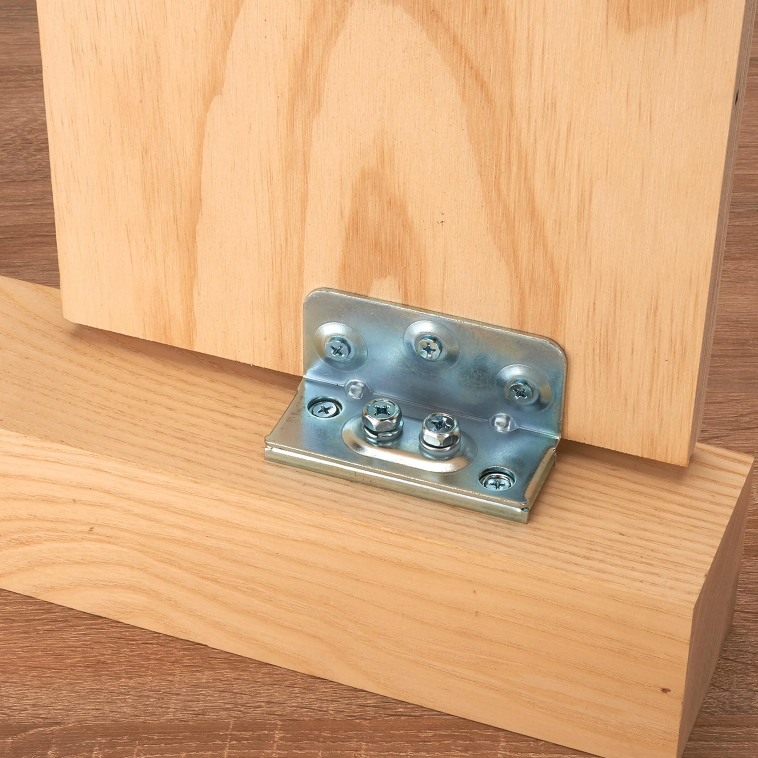 Surface-Mount Knock Down Low Profile Bed Frame Hardware - 1 Set - Image 3