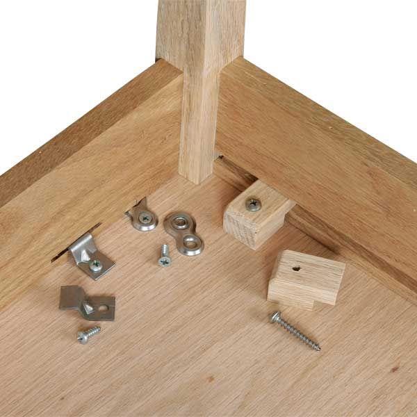 Table Top Fasteners with Screws - Z Clip - 8 Piece - Image 2