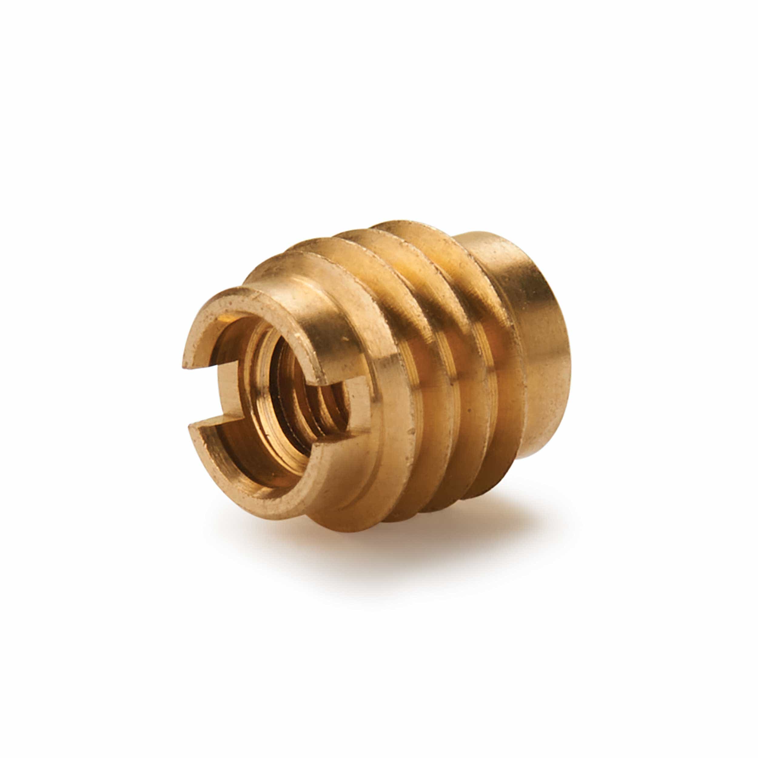 Threaded Insert - 6-32 - Brass - 8 Piece
