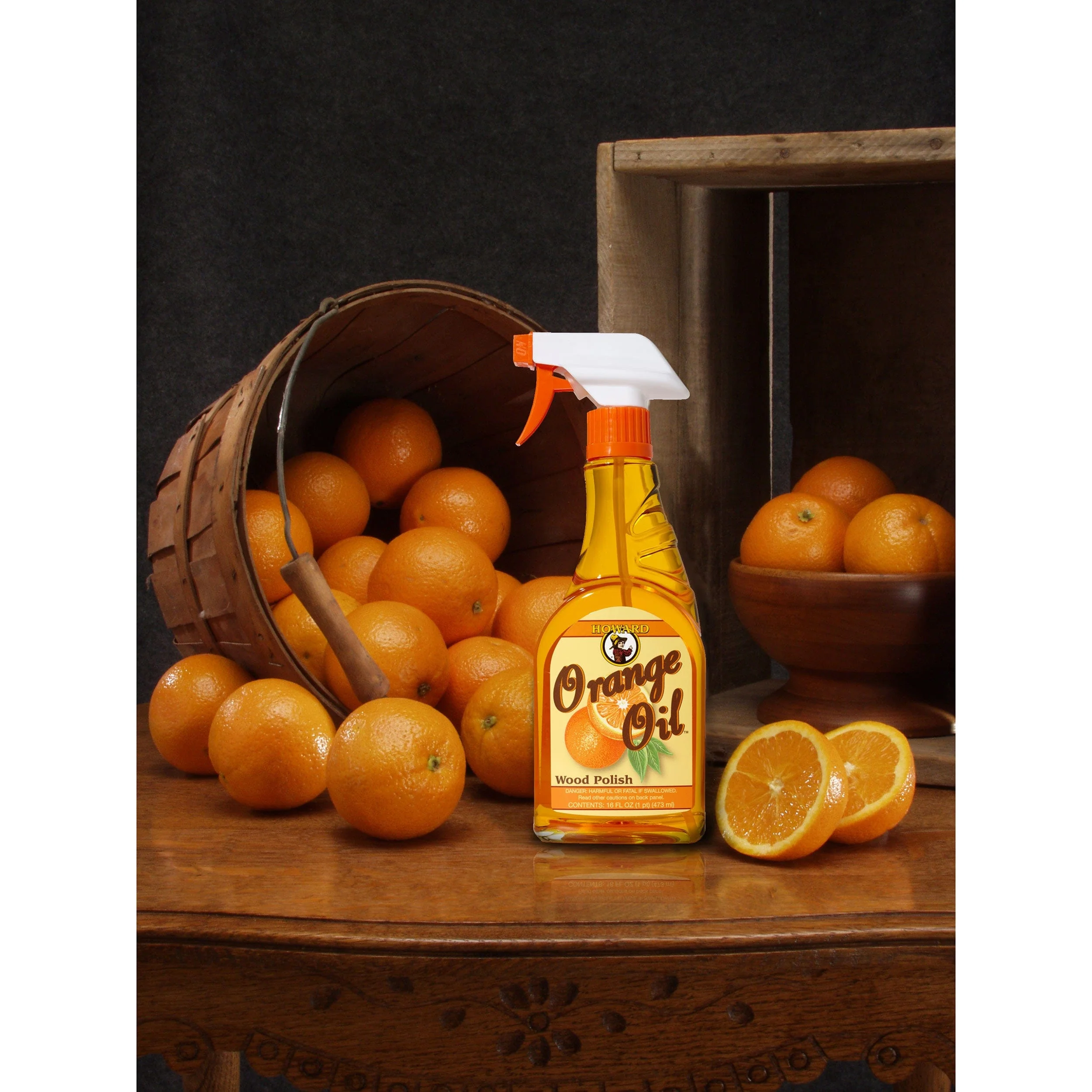 Orange Oil Wood Polish - Spray Bottle - 16 oz - Image 3