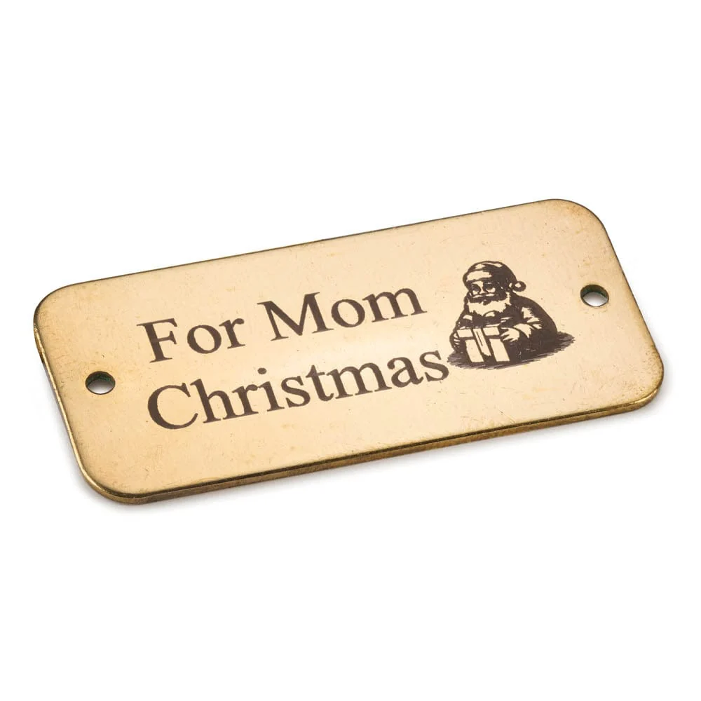 Nameplate Engraving Blank - Brass - 4 piece - Image 2