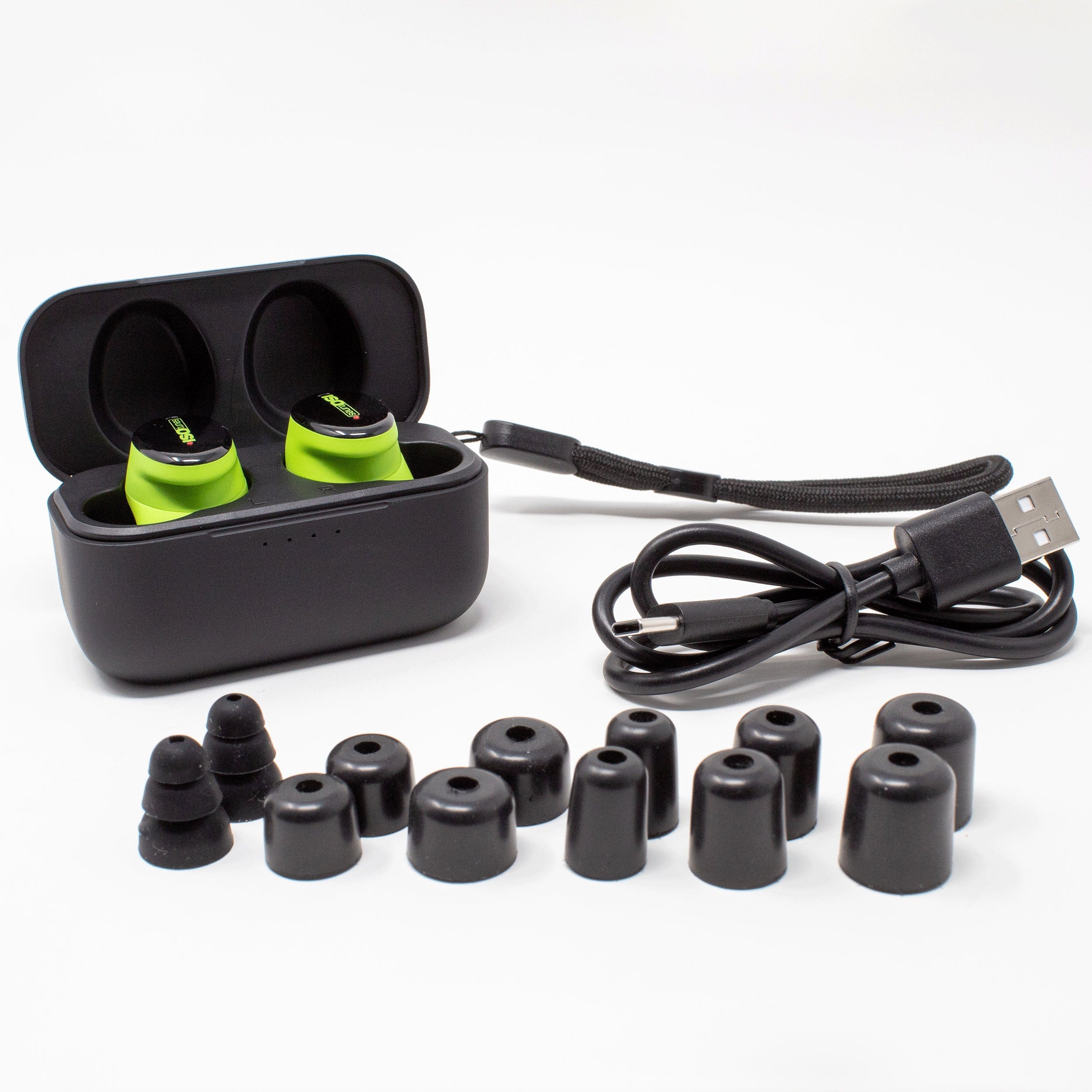FREE Aware True Wireless Bluetooth Earbuds- Safety Green - Image 3