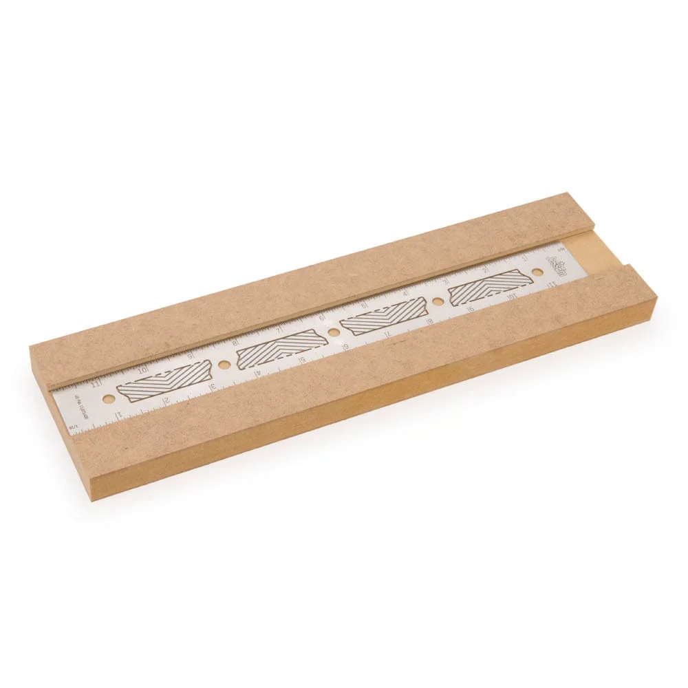 12" Stainless Steel Precision Ruler - Imperial - Image 3