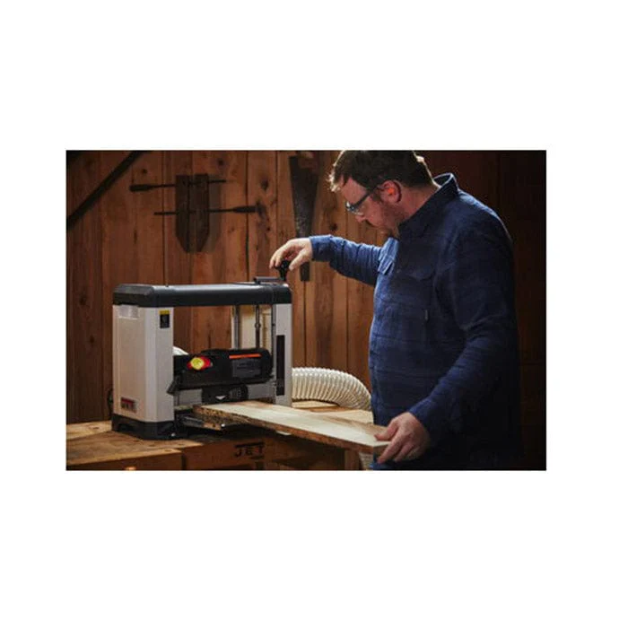 13" Benchtop Planer - 2 HP 1 Ph 120V - Helical Cutterhead - JWP-13BT - Image 4