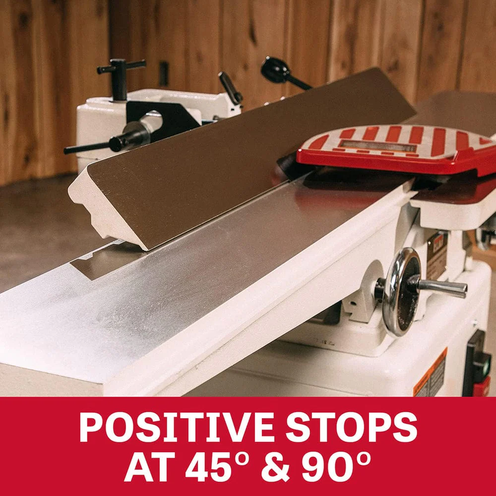6" Deluxe Jointer - 1 HP 1 Ph 115/230V - Helical Head Kit - JJ-6HHDX - Image 7