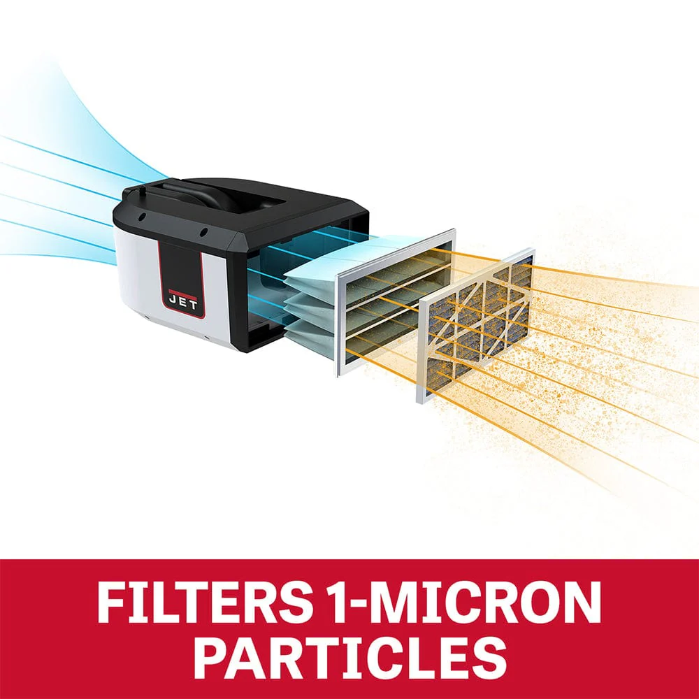 Air Filtration System - 1000 CFM 1 Ph 120V - AFS-1000C - Image 5