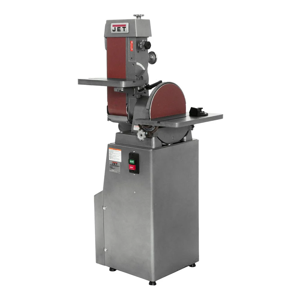 J-4200A 6” X 48” Industrial Combination Belt and Disc Finishing Machine - 115V – 1 Ph - Image 2