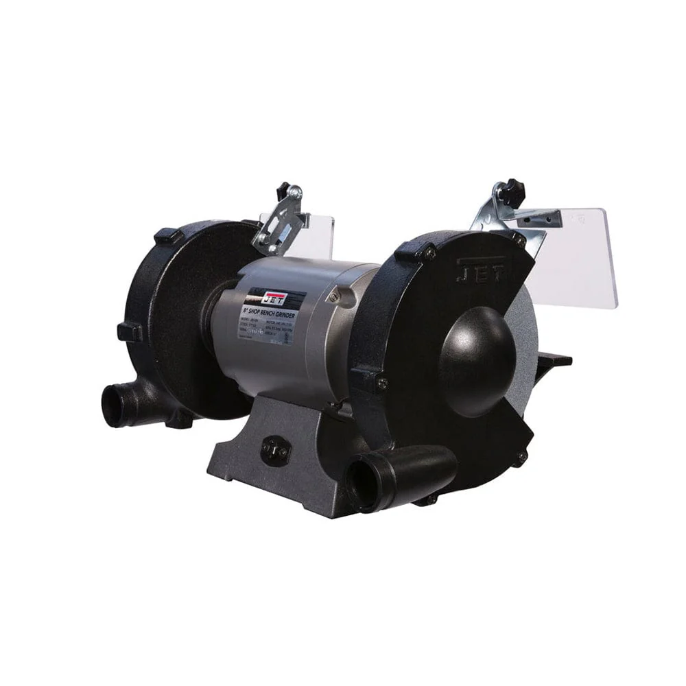 JBG-8W Shop Grinder with Grinding Wheel and Wire Wheel - Image 3