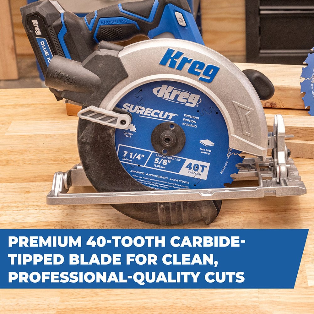 7 1/4" SureCut Finishing 40-Tooth Saw Blade - Image 2