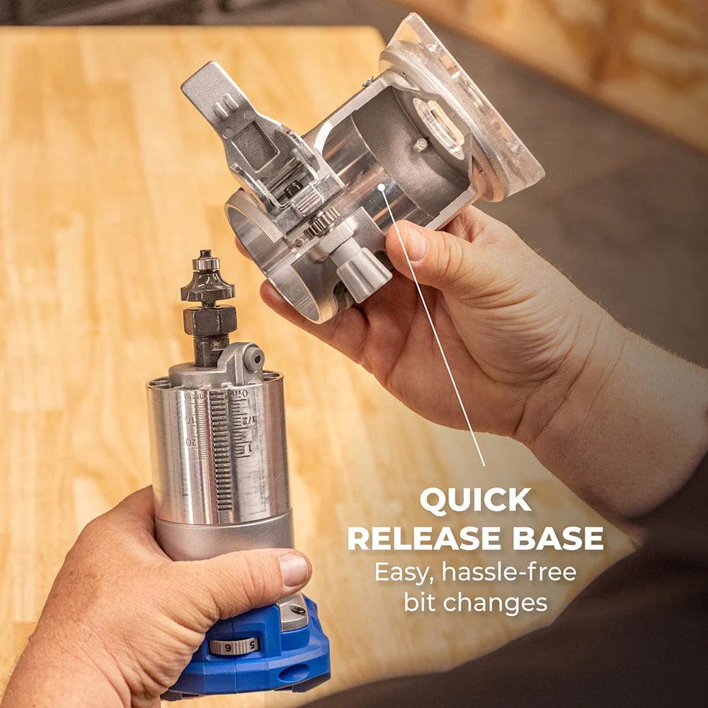 Ionic Drive 1/4" Trim Router - 20V - Image 9