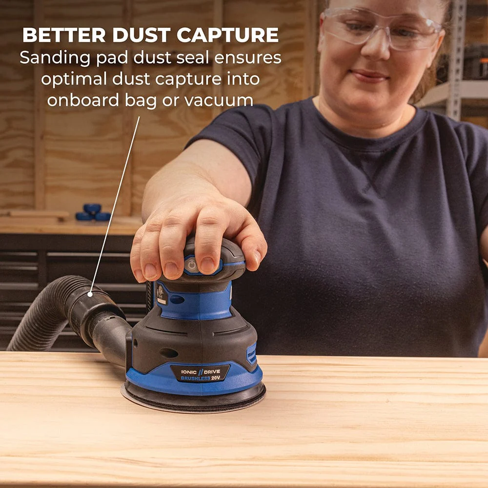 Ionic Drive 5" Random Orbit Sander - 20V - Image 5
