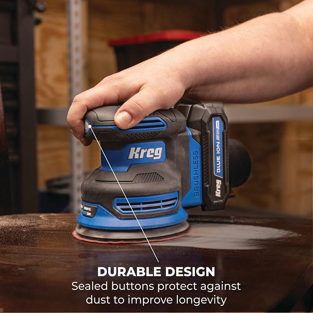 Ionic Drive 5" Random Orbit Sander - 20V - Image 6