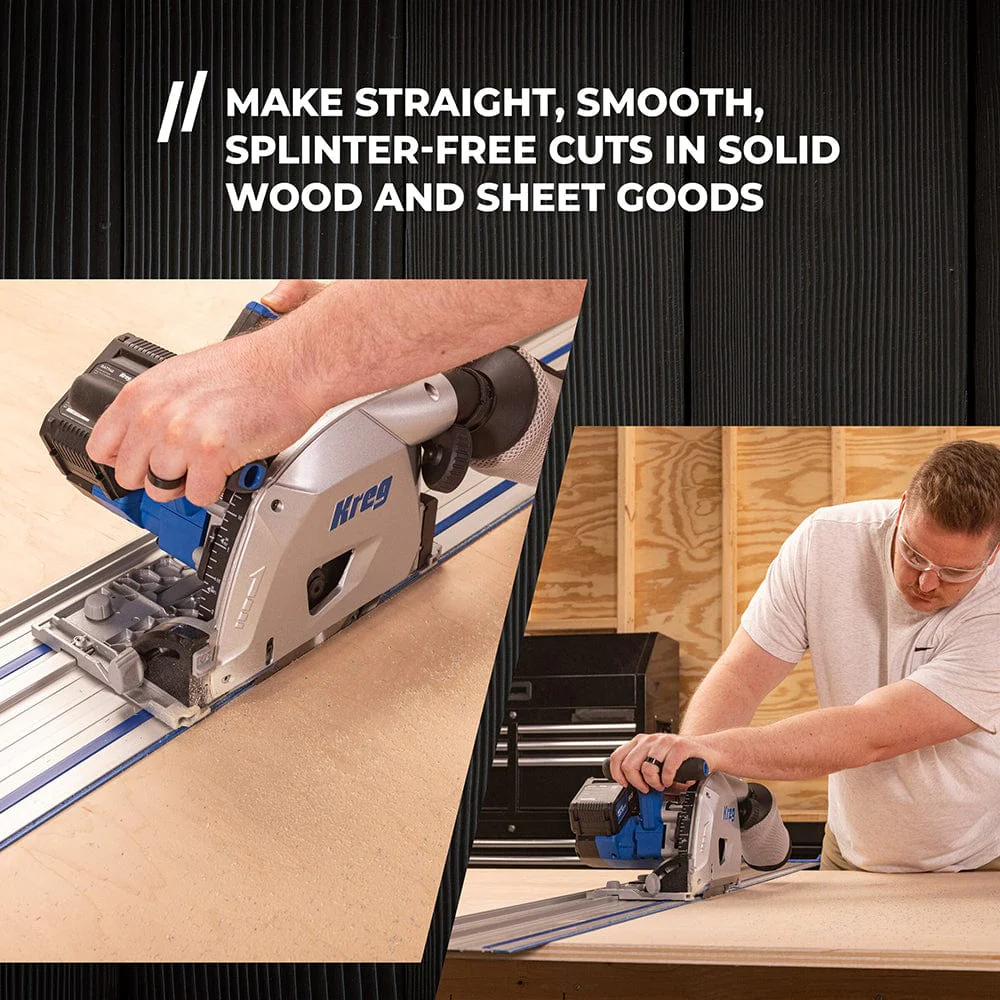 Ionic Drive 6-1/2" Plunge Cut Track Saw - 20V - Image 2