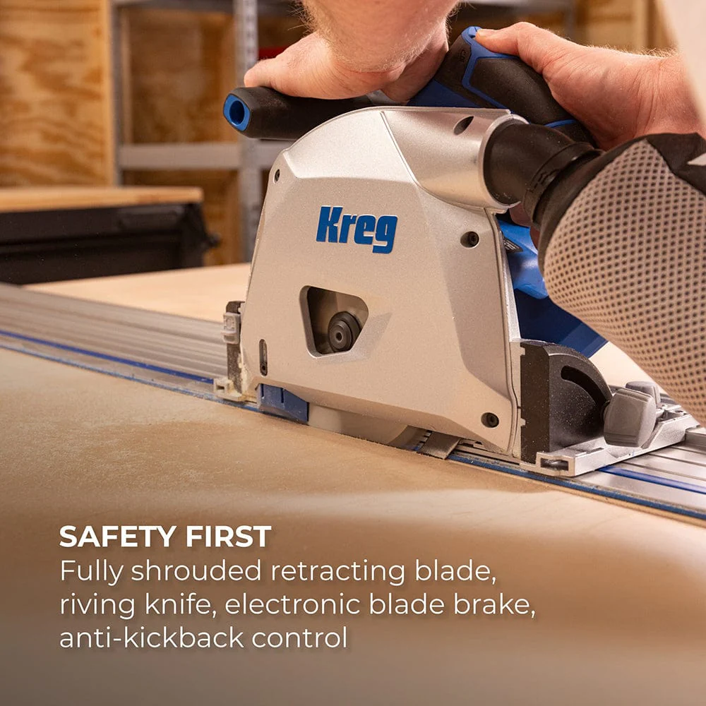Ionic Drive 6-1/2" Plunge Cut Track Saw - 20V - Image 5