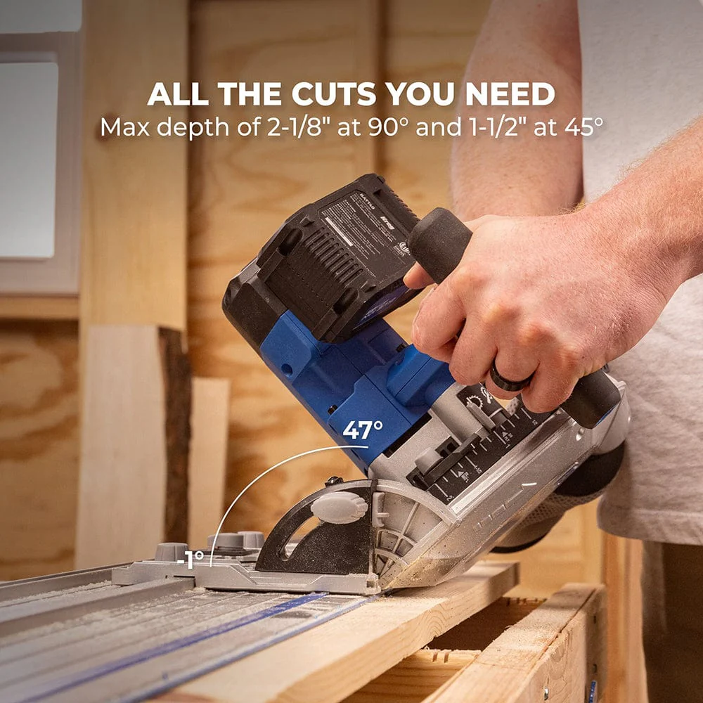 Ionic Drive 6-1/2" Plunge Cut Track Saw - 20V - Image 7