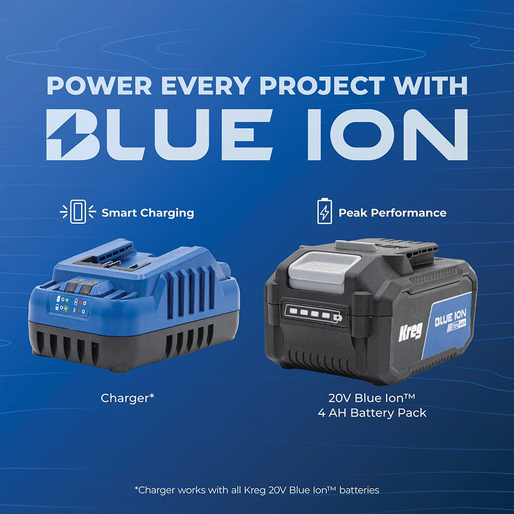 Ionic Drive 6-1/2" Plunge-Cut Track Saw Kit - 20V - Image 9