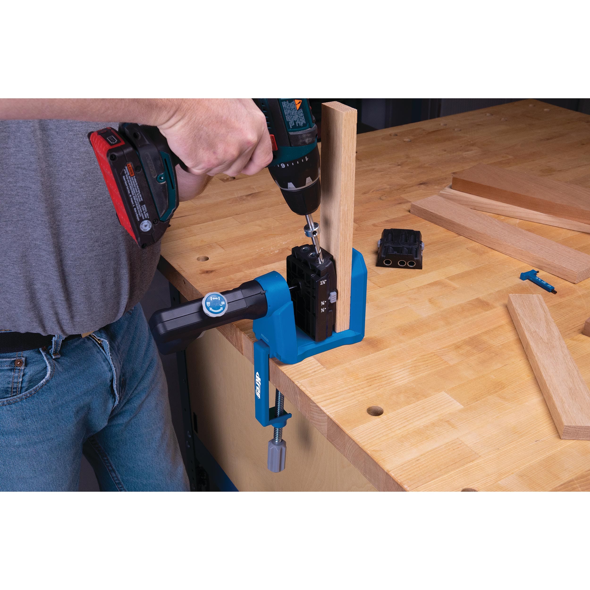 Micro-Pocket Drill Guide Kit For 500-Series Pocket-Hole Jig - Image 4