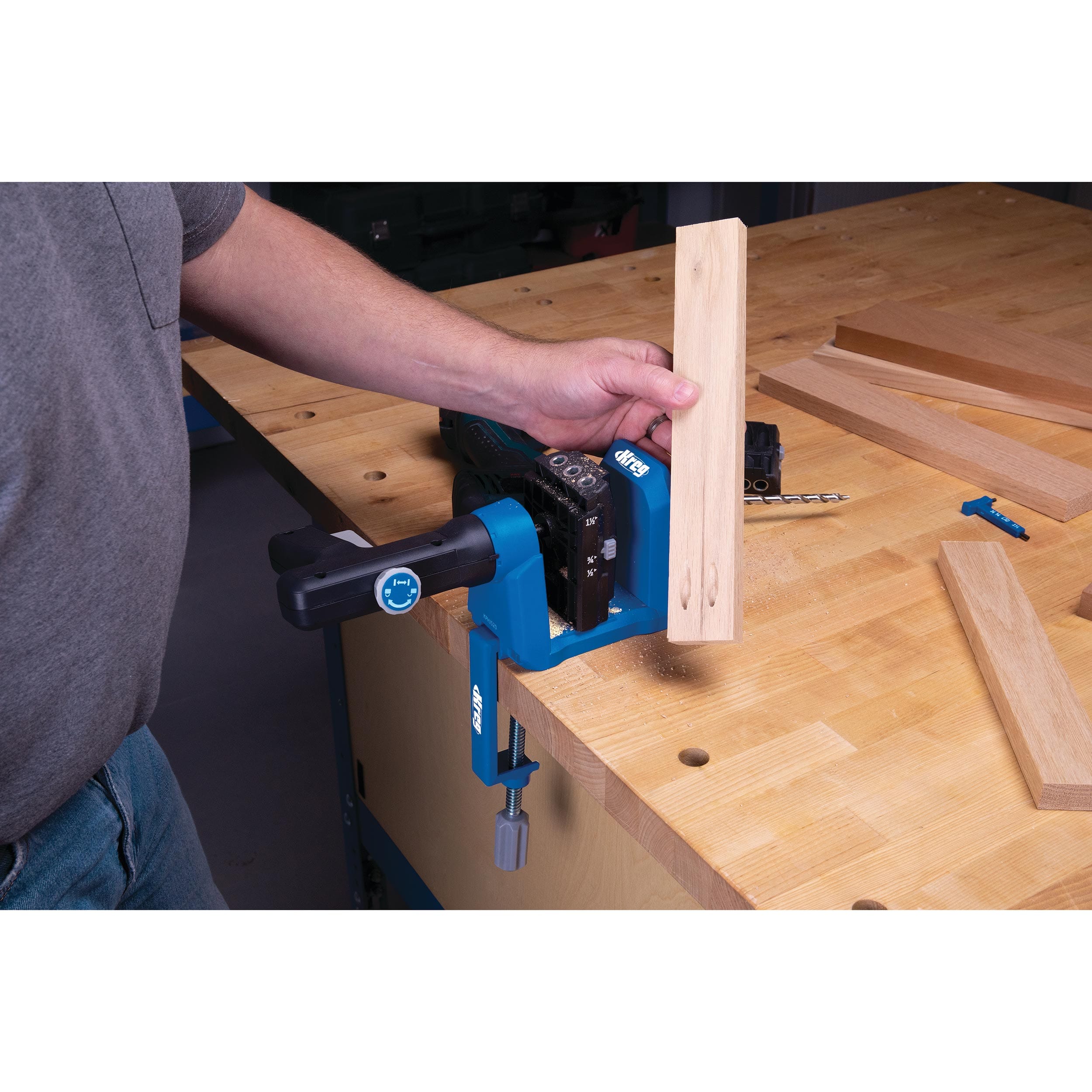 Micro-Pocket Drill Guide Kit For 500-Series Pocket-Hole Jig - Image 6
