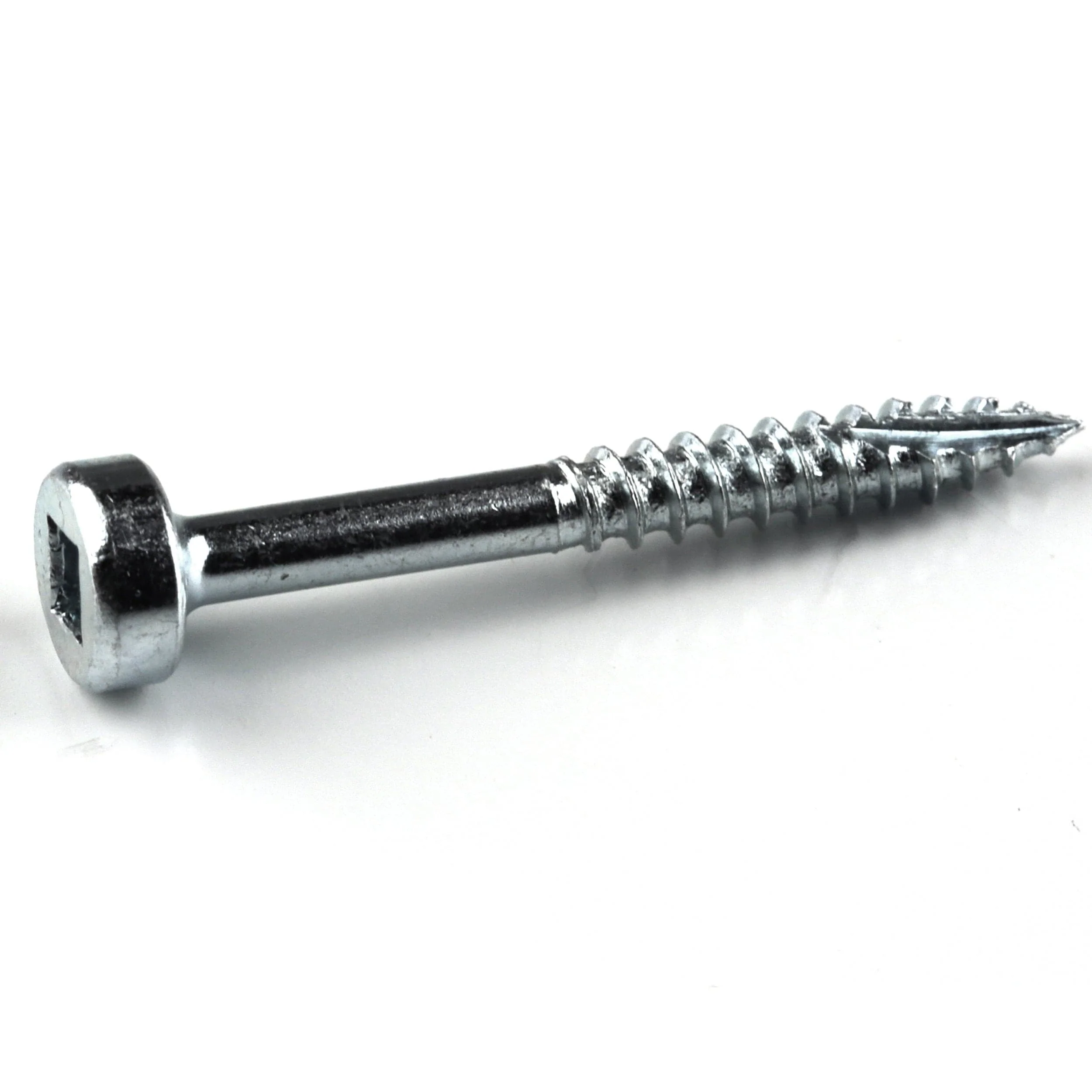 Pocket Hole Screw - #6 Fine - Square Drive - Pan-Head - Zinc - Image 13