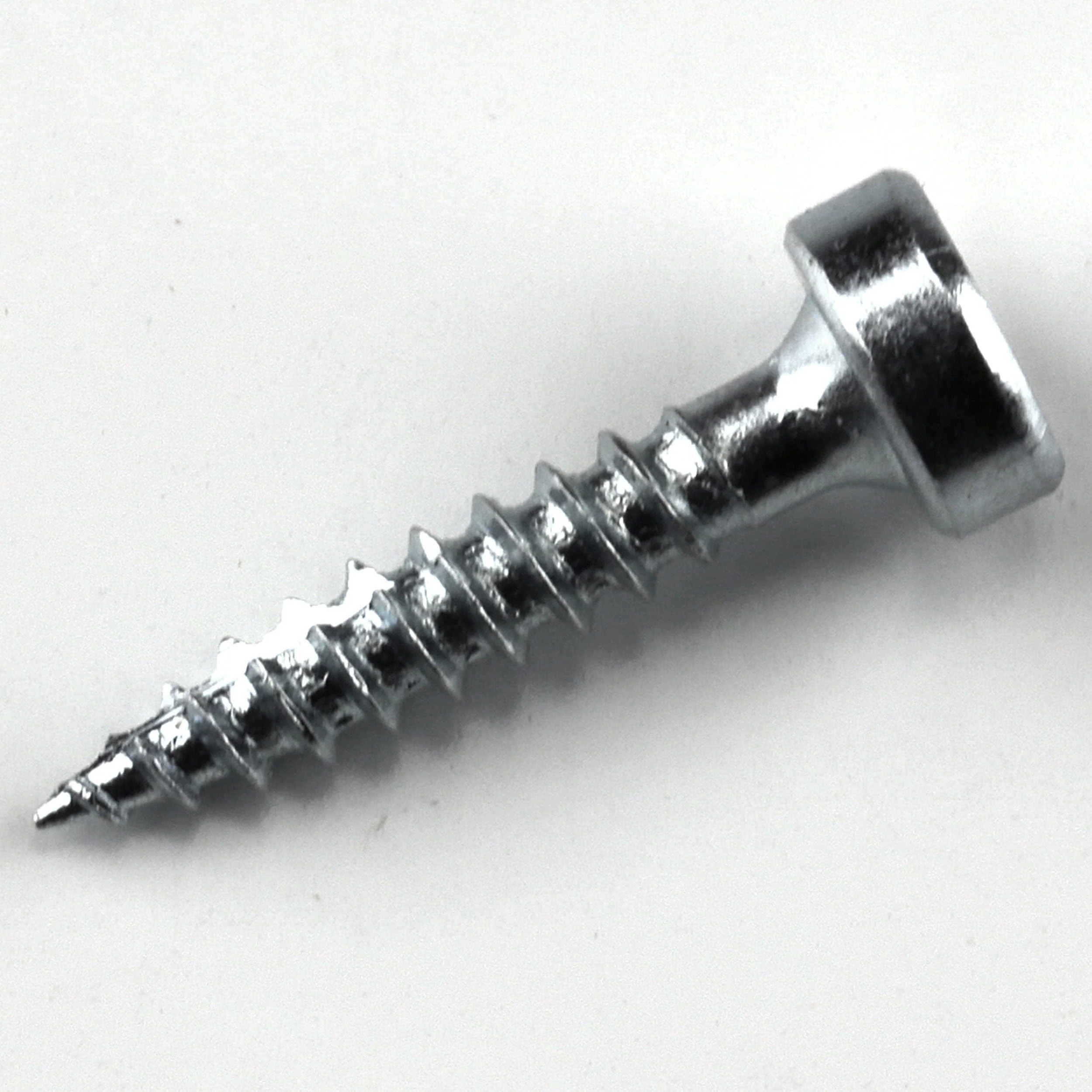 Pocket Hole Screw - #6 Fine - Square Drive - Pan-Head - Zinc - Image 2