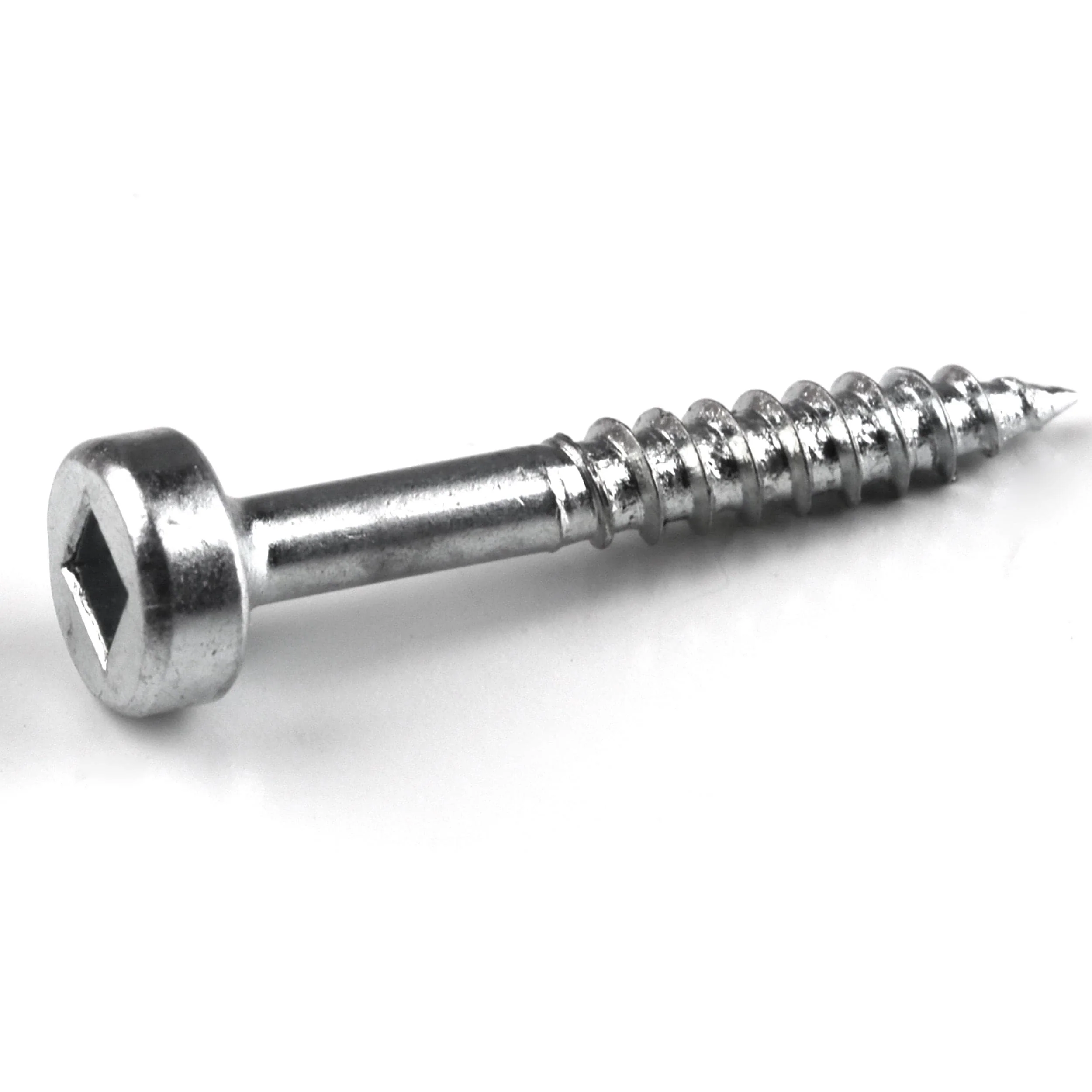Pocket Hole Screw - #6 Fine - Square Drive - Pan-Head - Zinc - Image 4