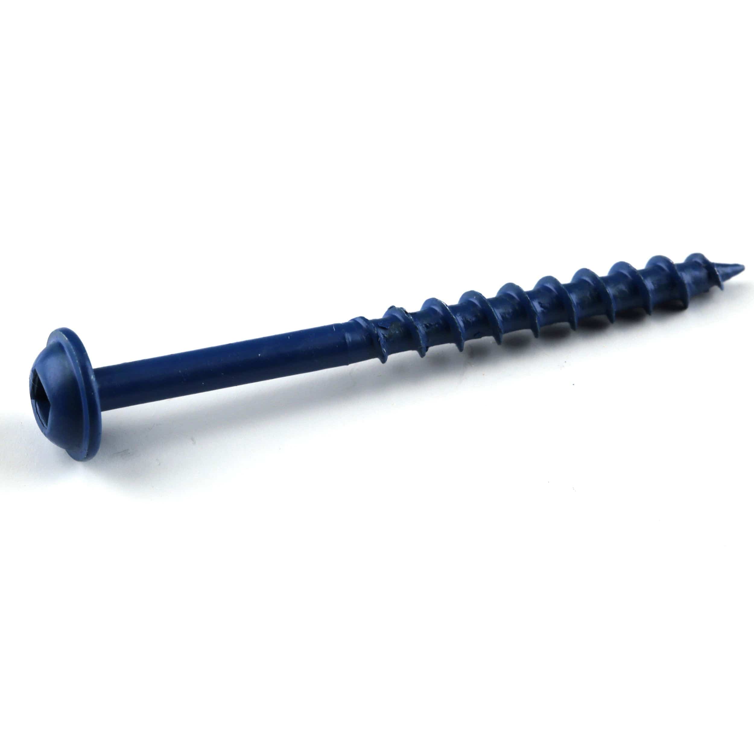 Pocket Hole Screw - #8 Coarse - Square Drive - Washer Head - Blue-Kote - Image 7