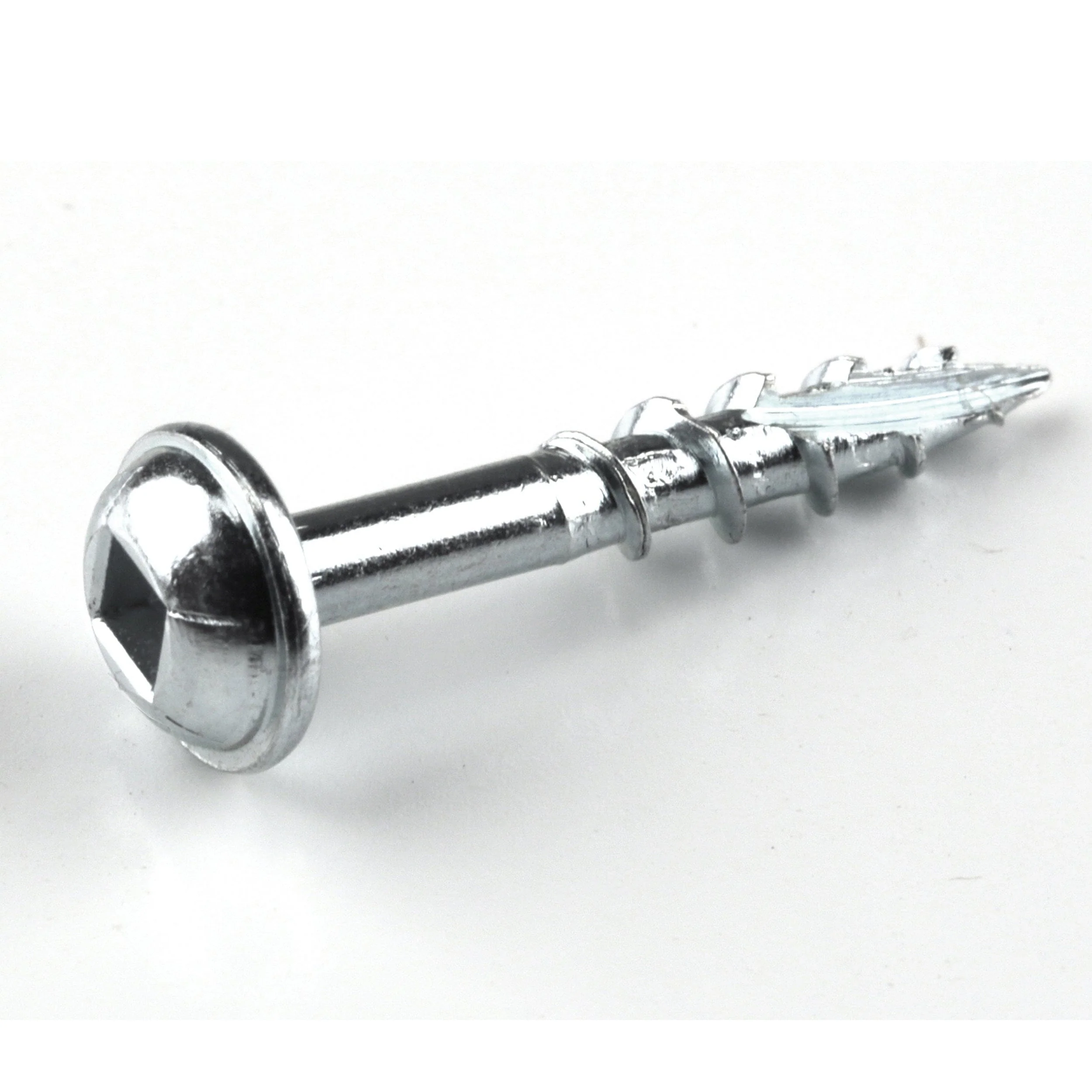 Pocket Hole Screw - #8 Coarse - Square Drive - Washer Head - Zinc