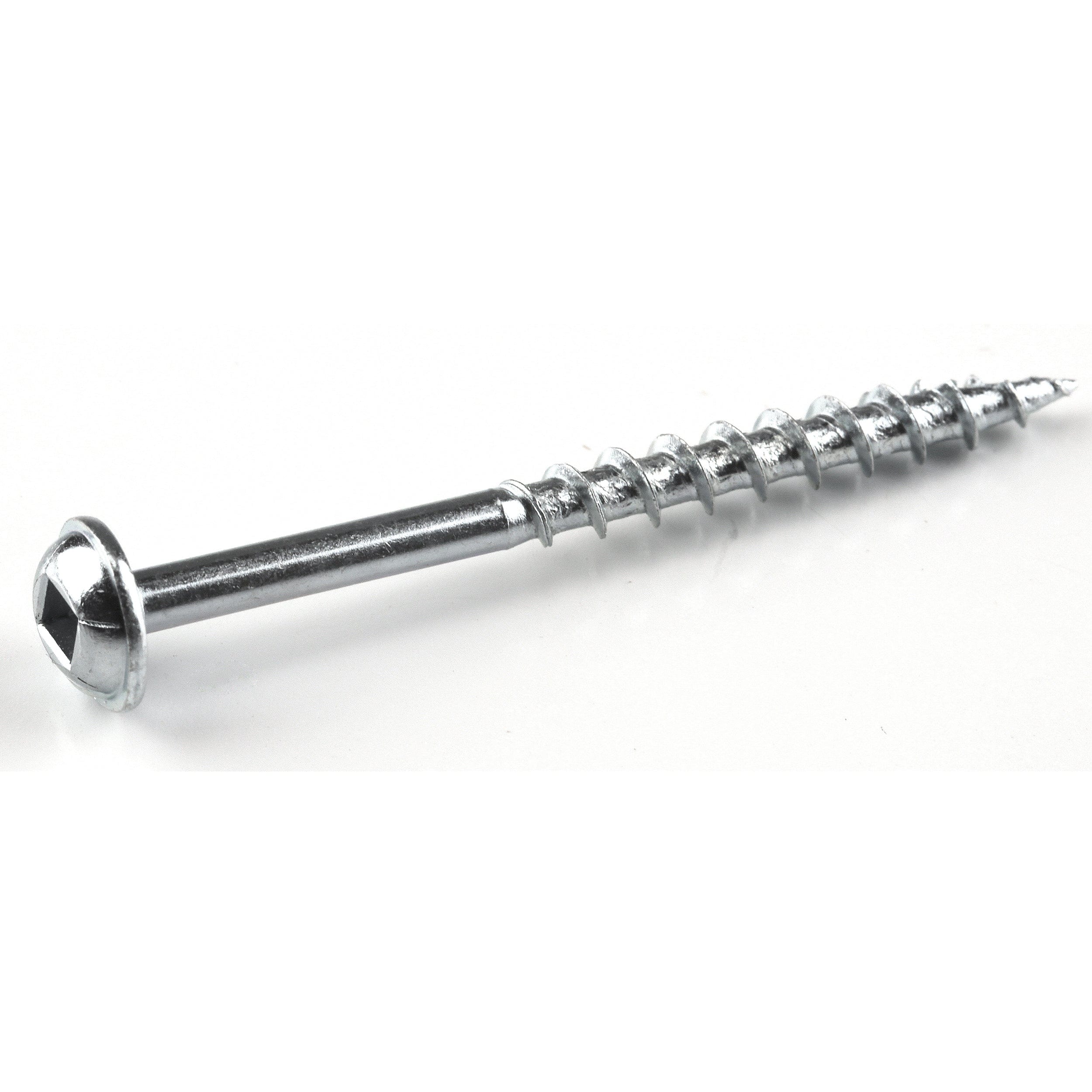 Pocket Hole Screw - #8 Coarse - Square Drive - Washer Head - Zinc - Image 33